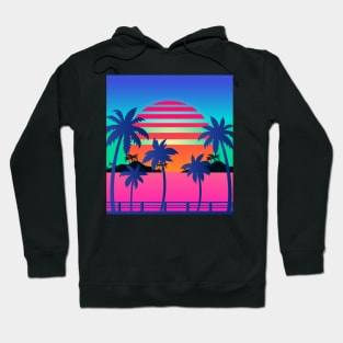 Vaporwave Summer Sunset Aesthetic Hoodie